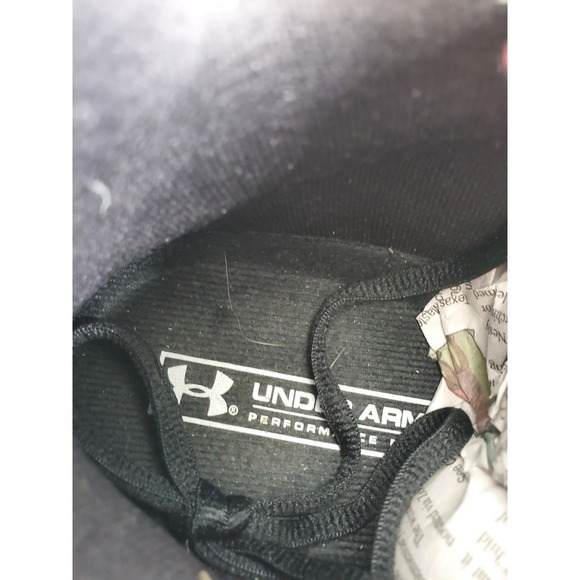 Under Armour Intensity Mid Football Cleats Men 13.5 D Black Dual Plate Tech - Picture 10 of 13